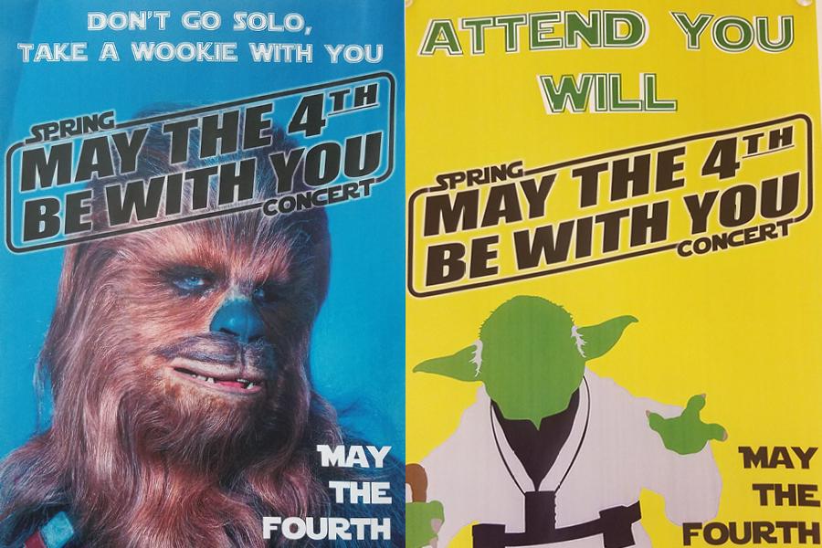 Band, strings and chorus ready for 'May the 4th' concert fun
