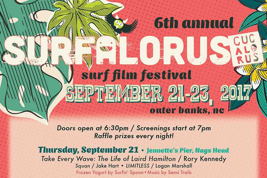 The sixth annual Surfalorus Film Festival runs through the weekend at various spots on the OBX. Don't miss the films and fun, including one movie featuring an FFHS alumnus.