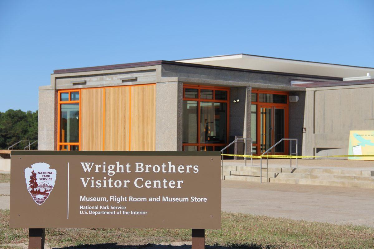The Wright Brothers Visitor Center reopened in October after a lengthy renovation project only to be closed again in December due to the government shutdown. PHOTO BY SIMONE MIDGETT/Nighthawk News