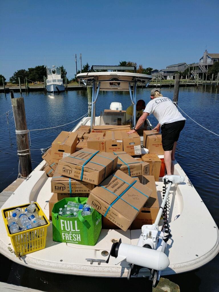 In the wake of Hurricane Dorian, volunteers raced to the island in boats filled with supplies to begin the difficult process of clearing food-damaged homes before the rebuilding process would begin. PHOTO SUBMITTED BY TIM FITCH