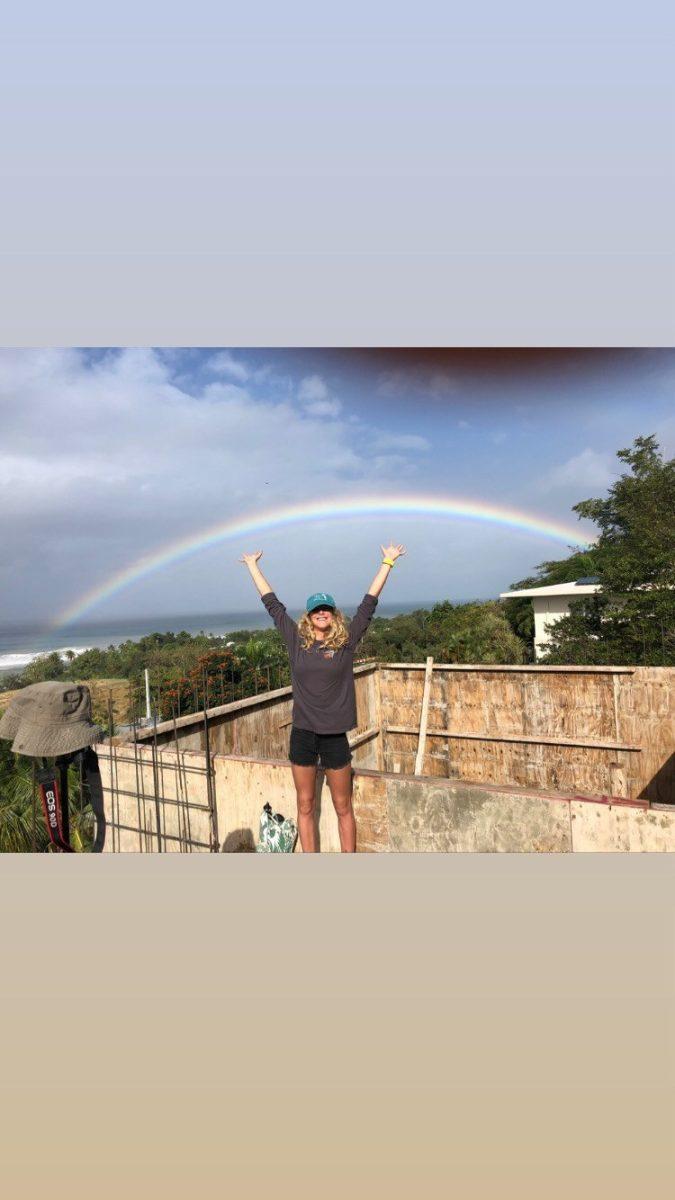 Weinert loved the beautiful views, food, and waves she was able to experience on her trip to Puerto Rico. Submitted photo.