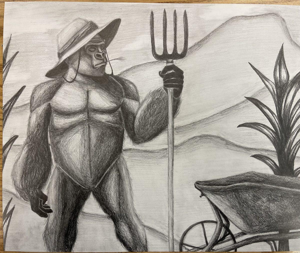MacKenzie Greenleaf art piece.